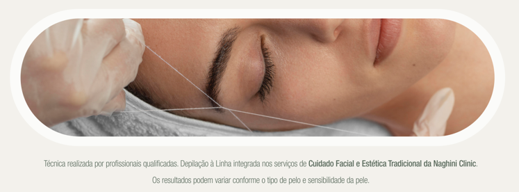 Depilação à Linha — Procedimento na Naghini Clinic Guimarães
