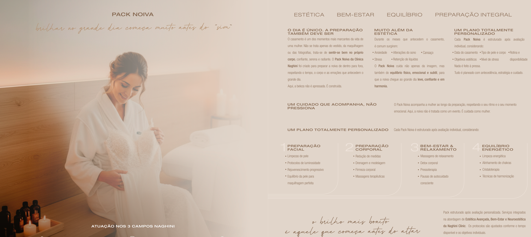 Pack Noiva — Naghini Clinic